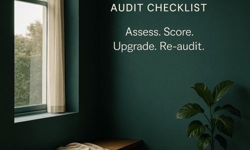 Design for calm biophilic design checklist cover